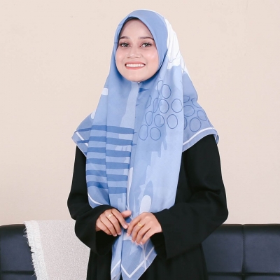 Tudung Bawal Cotton Voile - Heliconia